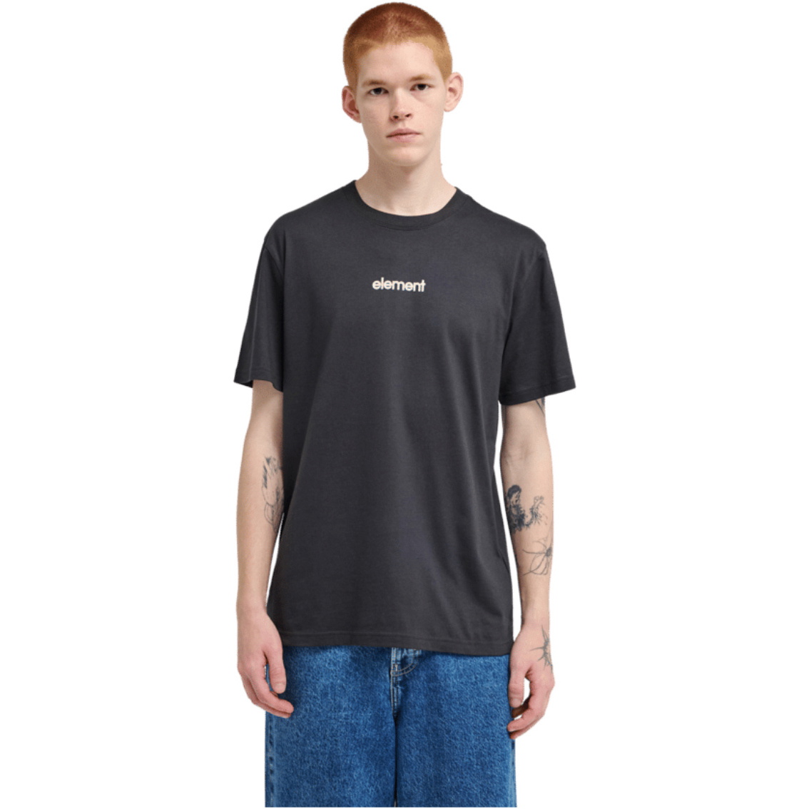 2026 Element Mens Lowcase BP T-Shirt ELYZT00594 - Off Black